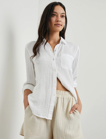 Ellis Shirt, White
