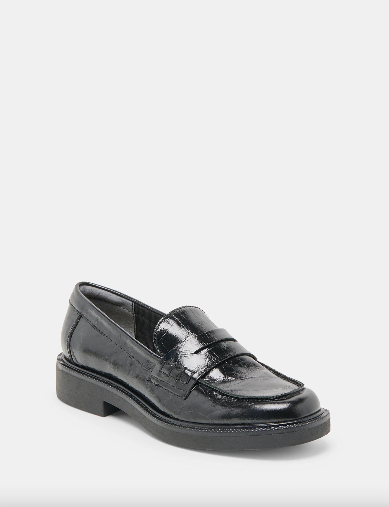 Tiggy Loafers, Midnight Crinkle