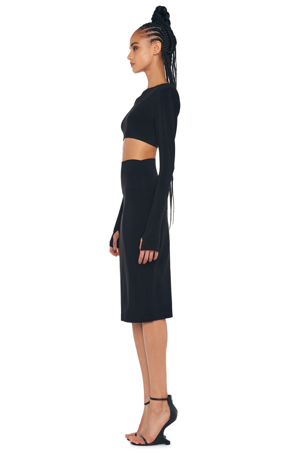 Straight Skirt - Black