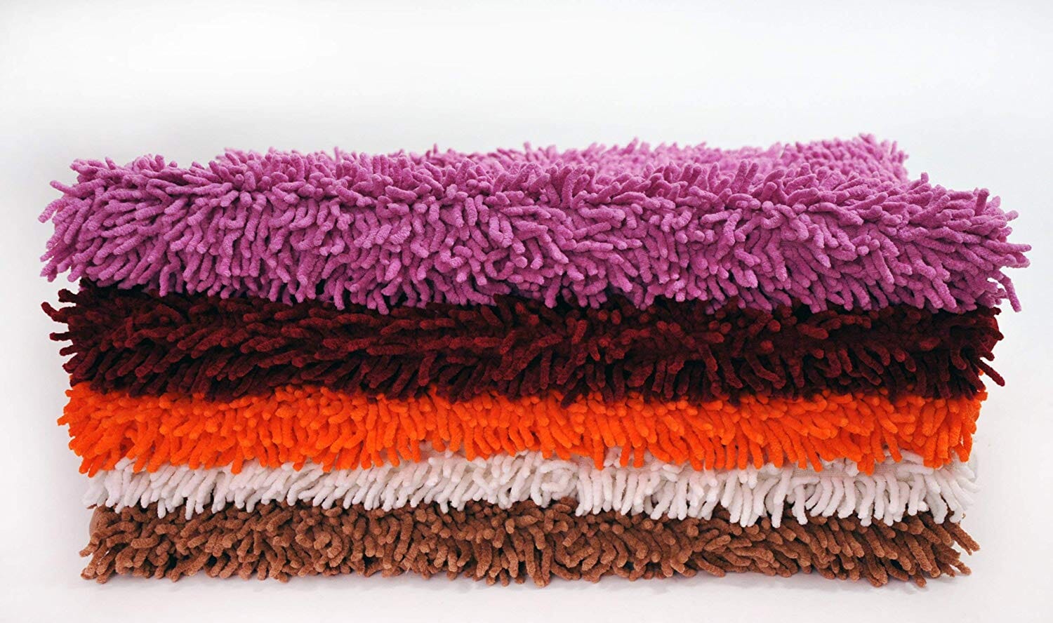 Tache Solid Brown Camel 100% Cotton Chenille Runner, Doormats, All Area Rug