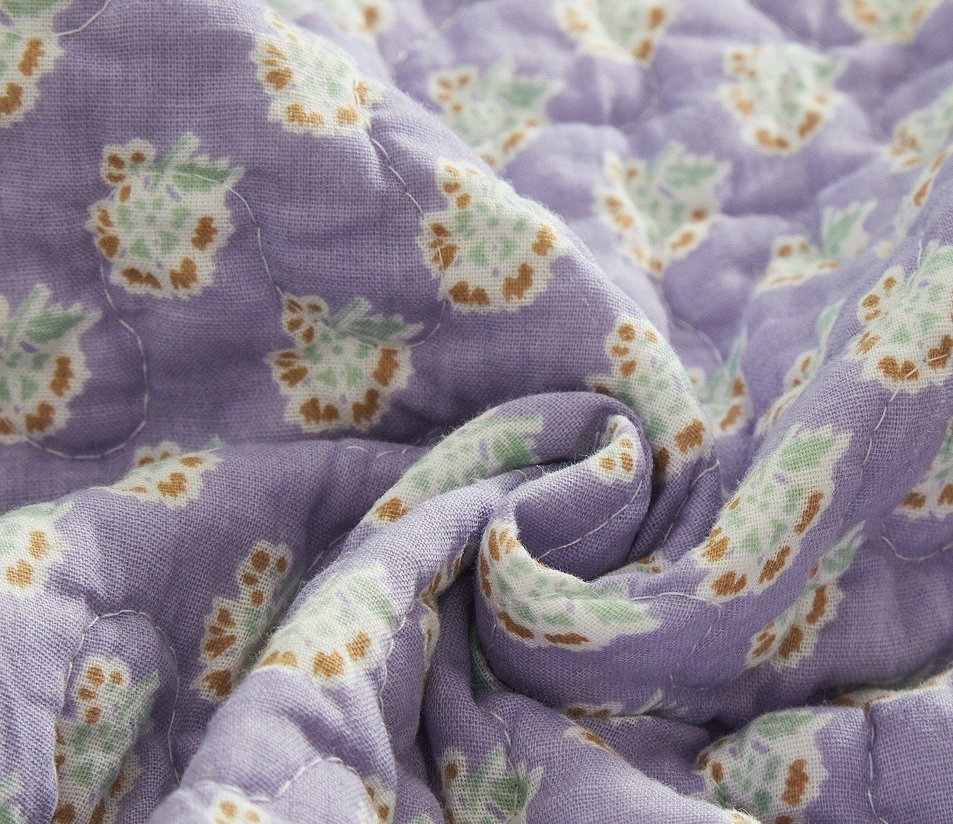 Tache Bohemian Night Flower Paisley Floral Navy Blue Pastel Cotton Patchwork Quilt Set (JHW-882)