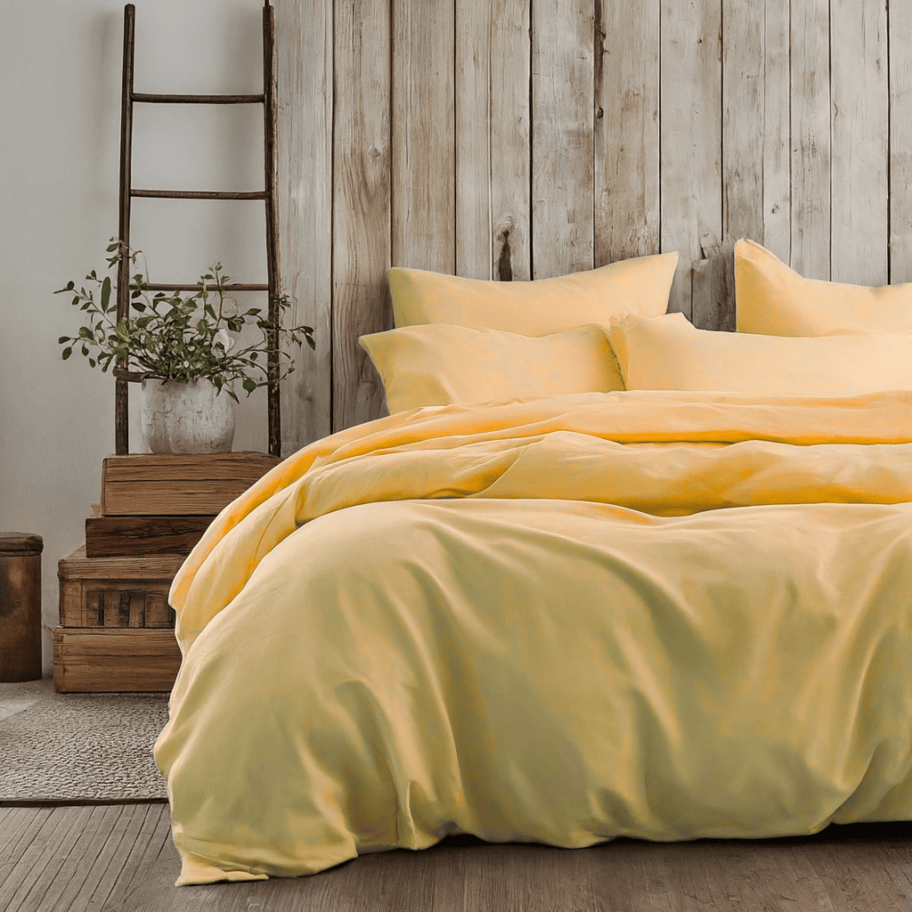 Tache Sunny Yellow Duvet Cover Set (404-YS-DS)