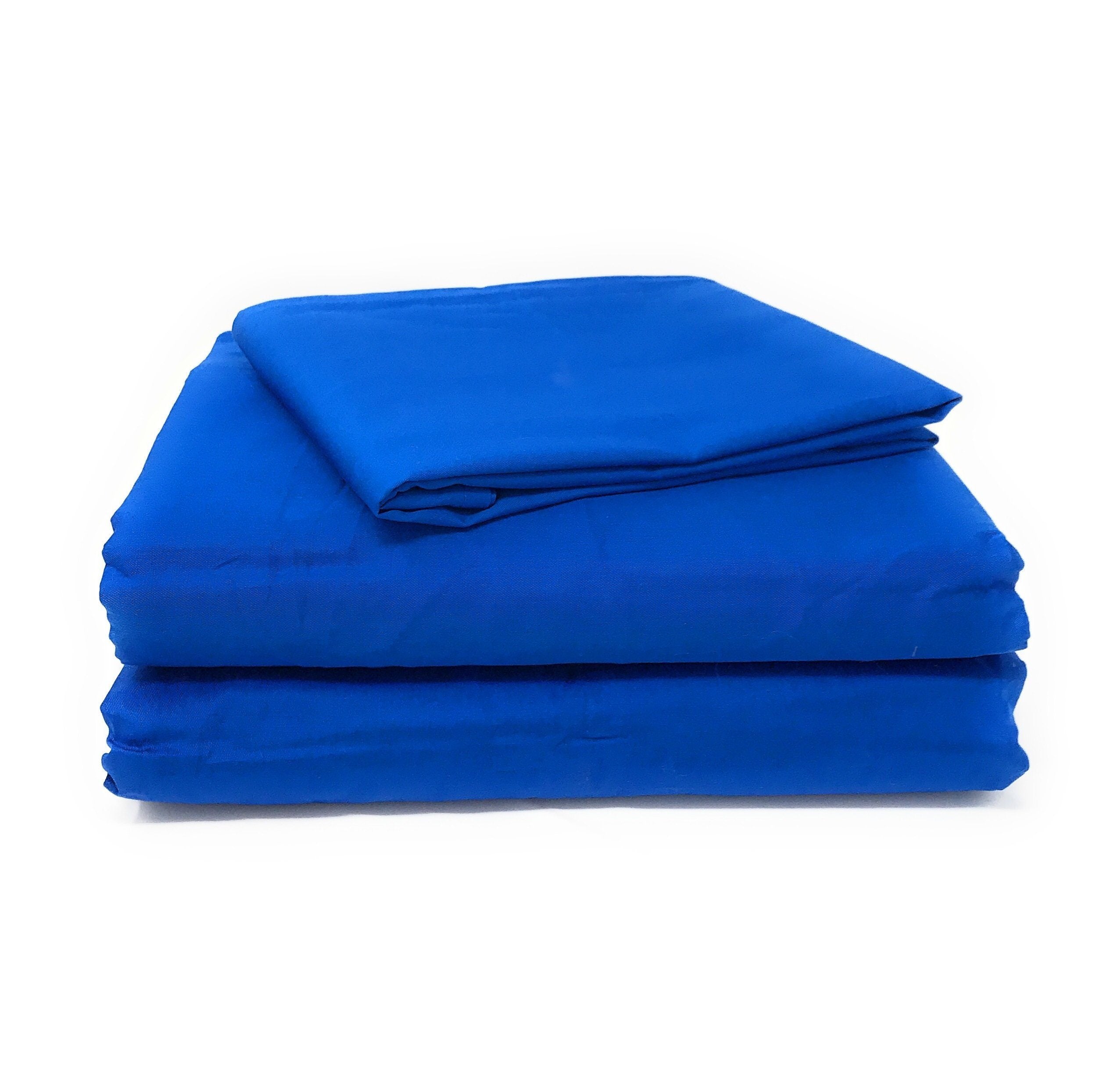 Tache Cotton Deep Blue Fitted Sheet (BS3PC-B)