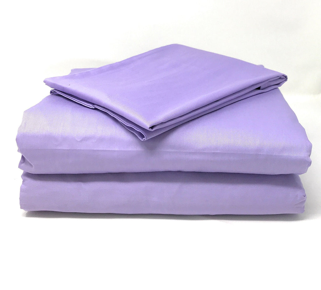 Tache Cotton Lavender Purple Fitted Sheet / Flat Sheet (BS3PC-P)
