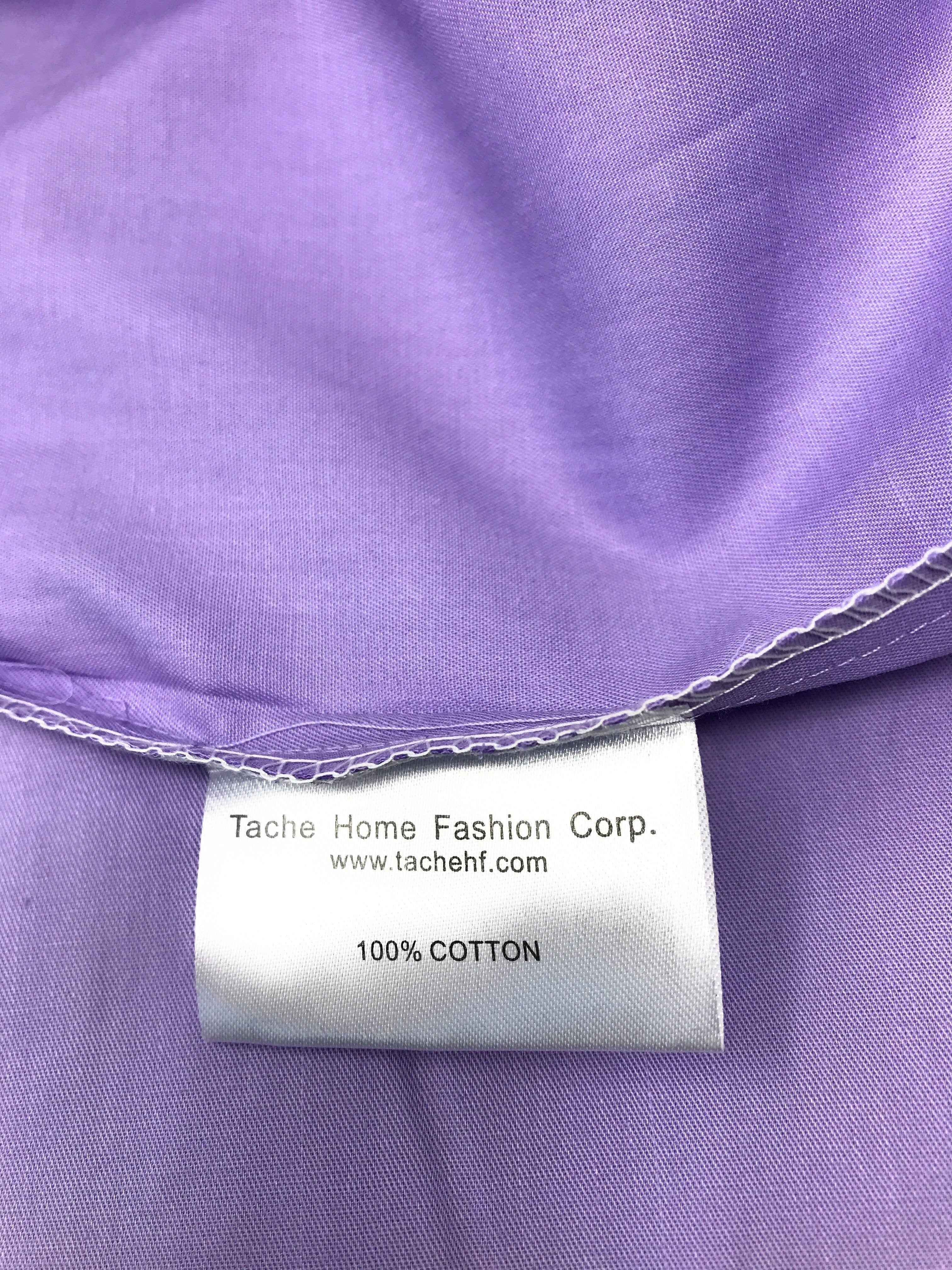 Tache Cotton Lavender Purple Fitted Sheet / Flat Sheet (BS3PC-P)