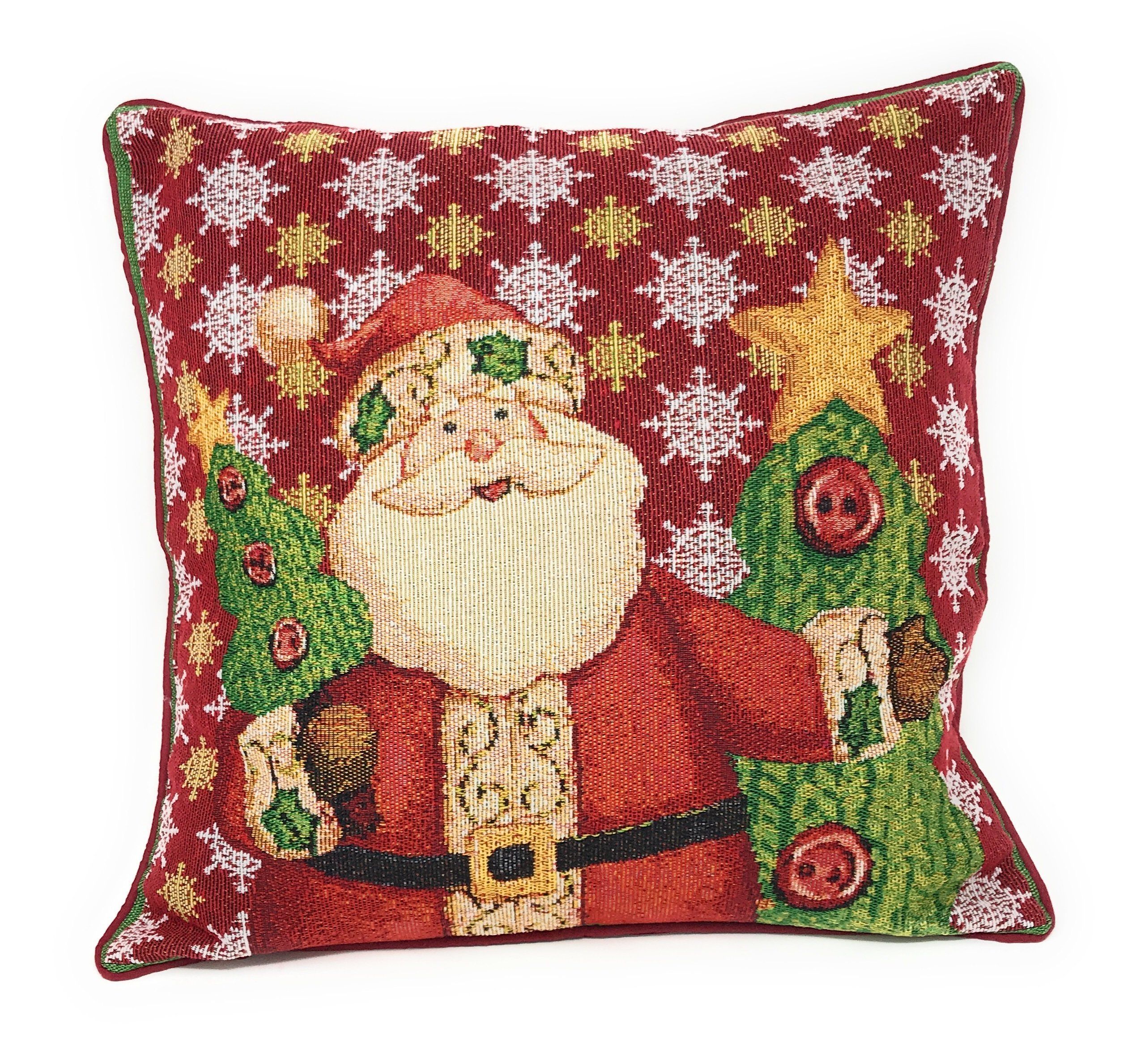 Tache Christmas Cute Santa Claus Is Coming to Town Throw Pillow Cover (DB15191CC)
