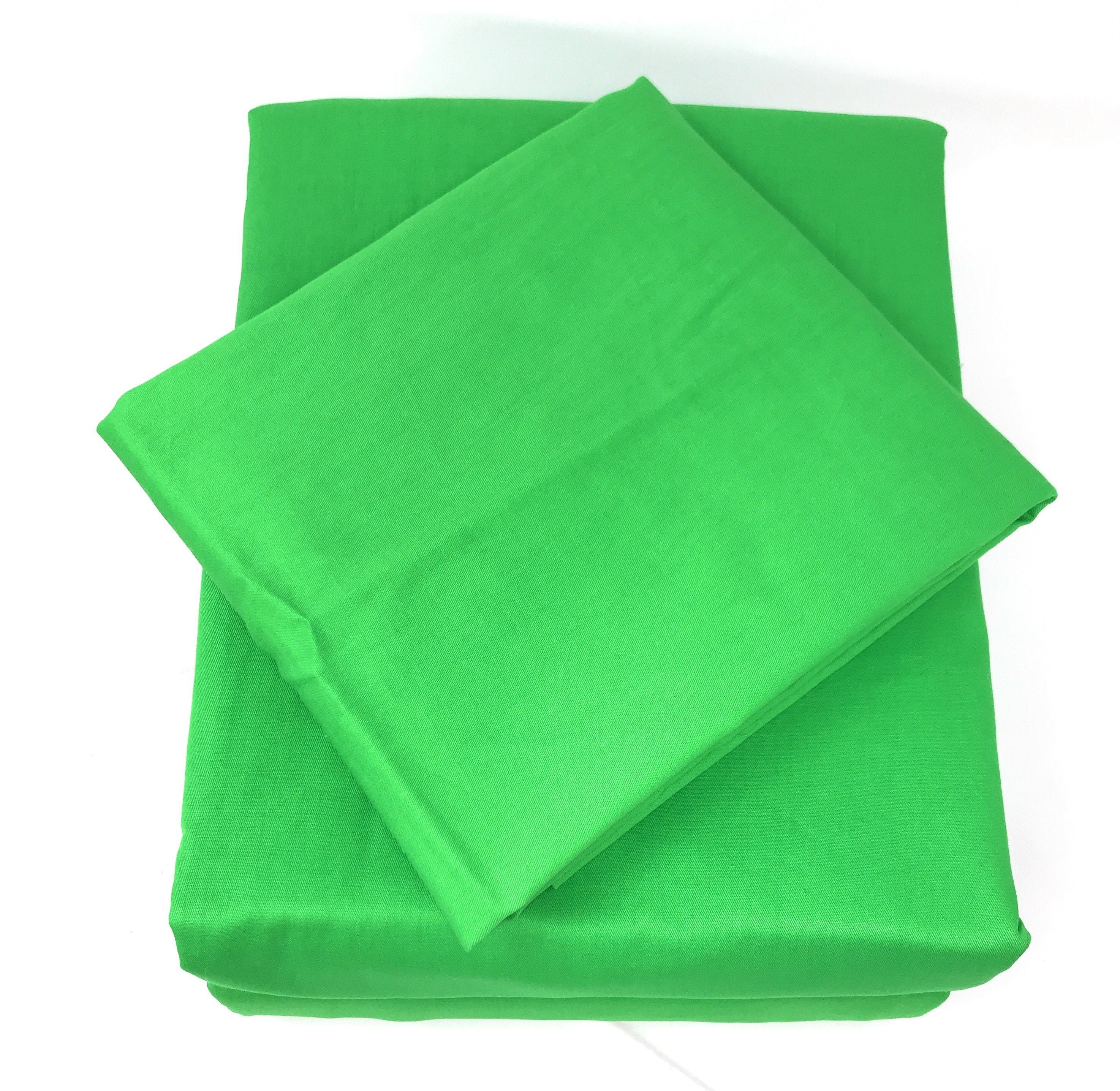 Tache 100% Cotton Lime Green Solid Duvet Cover Set (2-3PDUV-Green)