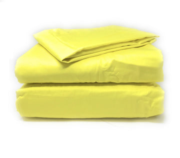 Tache 100% Cotton Neon Yellow Solid Duvet Cover Set (2-3PDUV-Yellow)