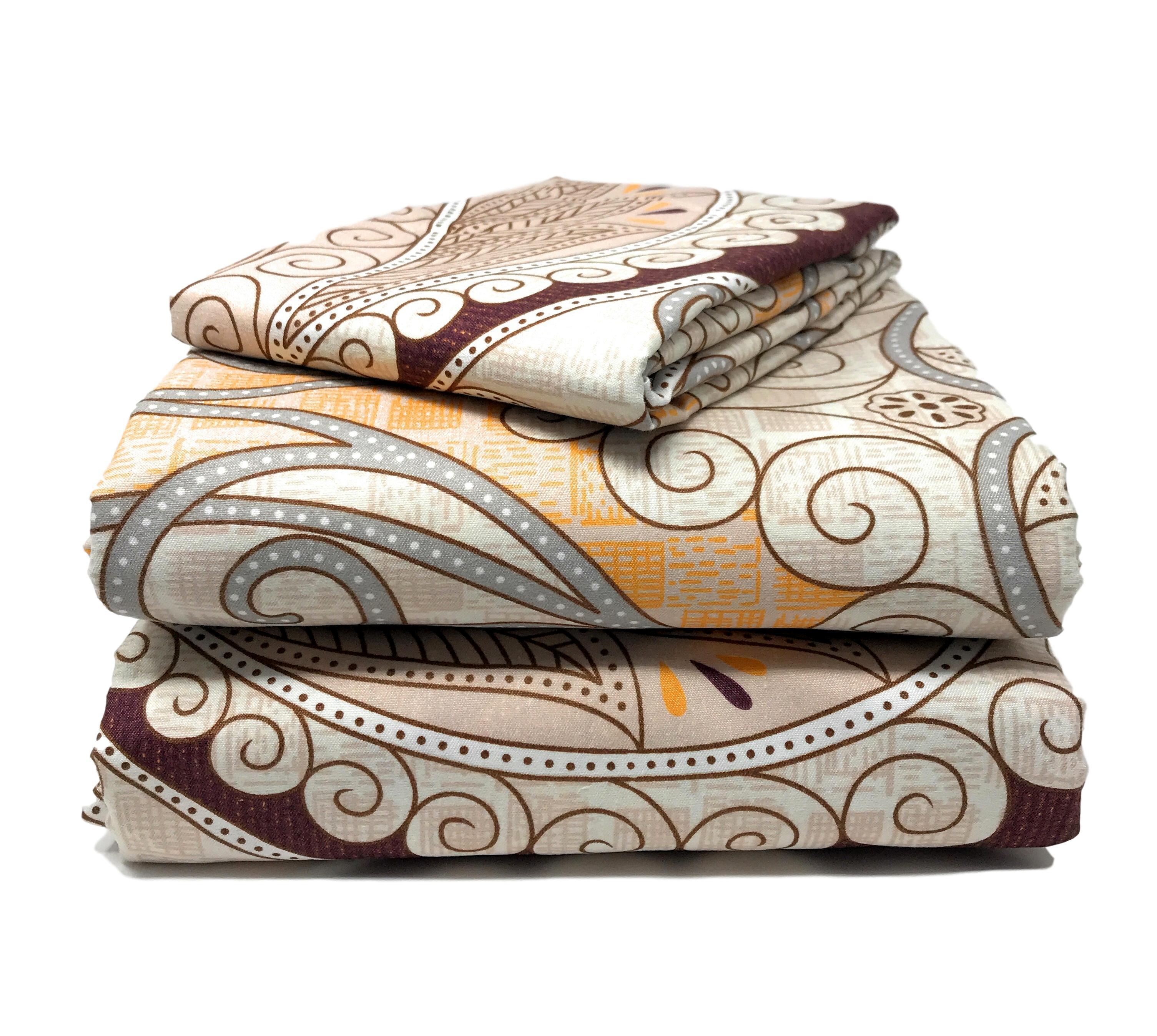 Tache Maroon Mandala Damask Duvet Cover Set Twin (2131)