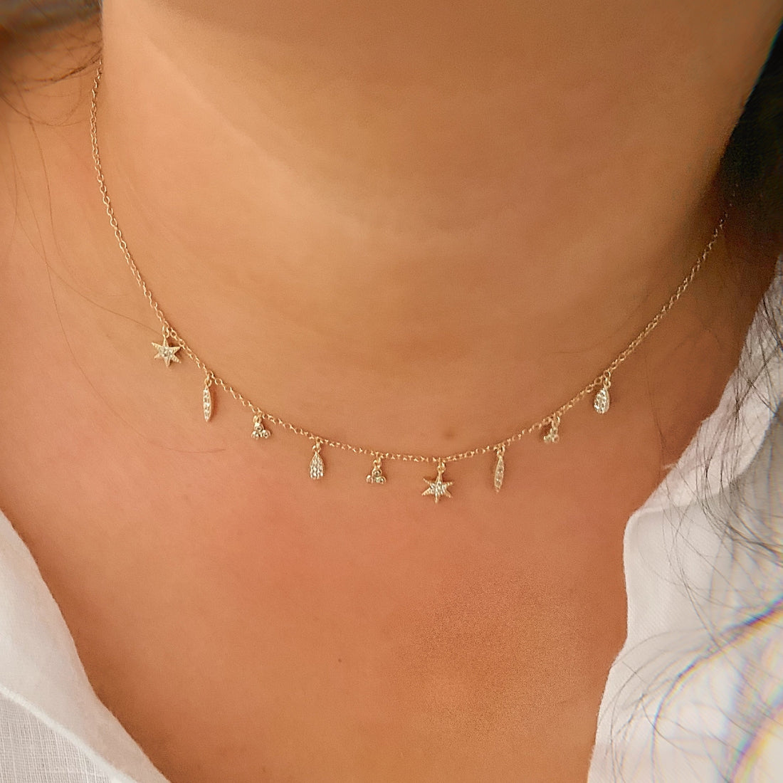 Boho Multi-Charm Necklace