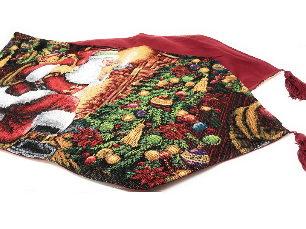 Tache Festive Down the Chimney Woven Tapestry Table Runners (DB11533)