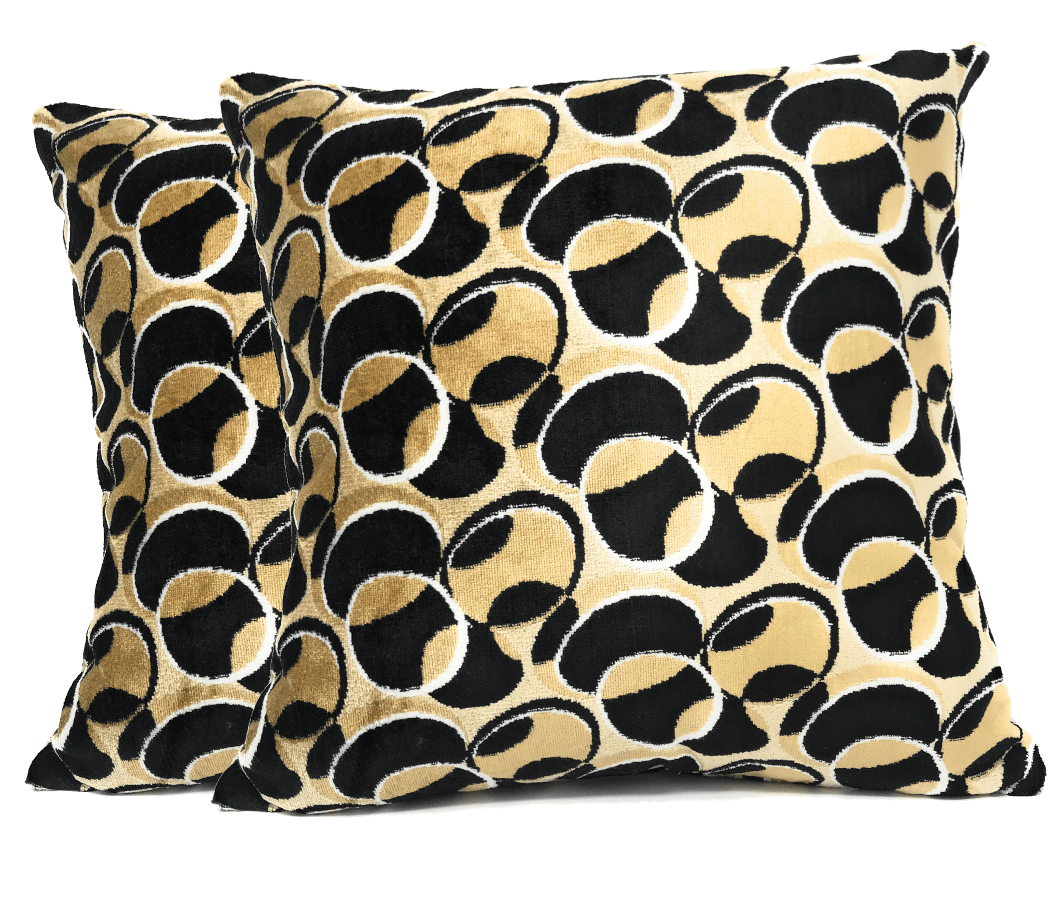 Tache 18 X 18 Inch Geometric Eternal Eclipse Throw Pillow Cover (YLGP-02)